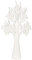 Olmo Albero della vita in cartone alto 120 cm Allestimento matrimonio