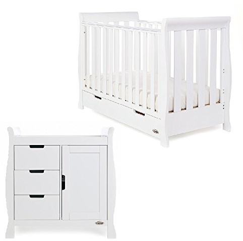 Stamford Mini Sleigh 2 Piece Room Set - White