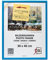 3-B Marco de Foto ULM 30x40 cm - azul claro - marco para fotos de madera con cristal acrílico