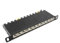 1aTTack.de 367492 Panneau de brassage CAT6a SLIM 12 ports noir Panneau de distribution 0,5 HE Technologie de connexion LSA+ distribution réseau - RJ45 - TIA 568 A/B - noir