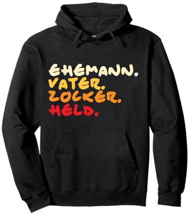 Ehemann Lustiges Gamer Zocker-Sprüche Weihnachts-Geschenk Pullover Hoodie