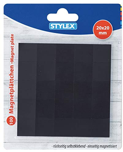 100 Magnetpads / Größe: 20 x 20 mm