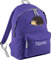 ShirtInStyle Kinder Rucksack Igel mit Name veredelt, Wunschtext individuell, ideal für Kita, Sport und Freizeit, Farbe Lila