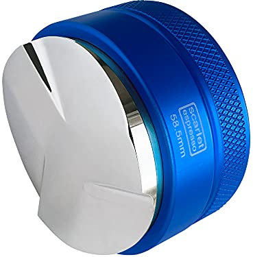 scarlet espresso | Distributor »Grande TRE«, gleichmäßige Verteilung von Kaffeepulver im Siebträger vor dem Tampen, Barista-Werkzeug, Einstellung von 5-13 mm (53 mm)