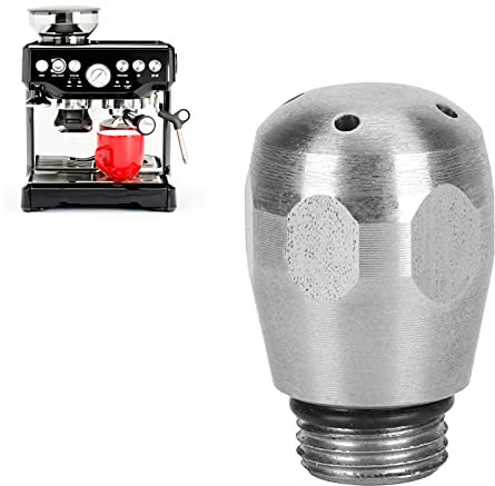mumisuto Kaffeemaschine Dampfdüse, 4 Löcher Universal Edelstahl Düse Ersatzzubehör für Mehrmarken-Kaffeemaschinen,Geeignet für Cafés Restaurants Milch Tee Shops,Kaffeemaschinen-Ersatzteil