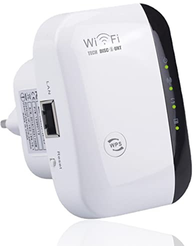TECH DISCOUNT Amplificateur de Signal WiFi amélioration de la réception à Travers Le répéteur d'amplificateur sans Fil Mural