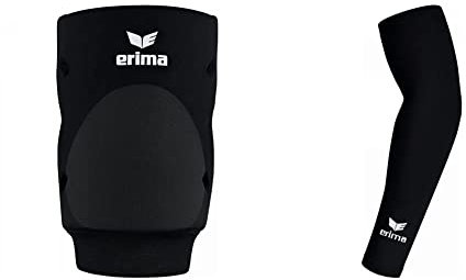 Erima Knieschoner Volleyball Schwarz L & Armsleeve Schwarz L