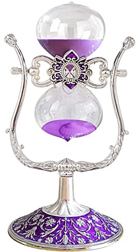 Vintage-Sanduhr-Dekoration, 360° drehbar, 15 Minuten, visueller Timer für Zuhause, Büro, Schreibtisch, Hochzeitsdekoration
