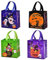 HBell 4Pcs Halloween Taschen Tote Taschen, Halloween behandeln Taschen Party Taschen für Geschenke verpacken,Trick oder behandeln, Halloween Party Supplies (Medium)