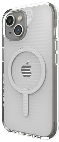 ZAGG Luxe Snap iPhone 15/14/13 Case - Protective Cell Phone Case, Drop Protection (10ft/3m), Durable Graphene Material, Slim and Lightweight MagSafe Phone Case, Clear