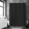 Loti Living Anti-Schimmel Duschvorhang 180x200 cm - Schwarz Polyester - Inkl. Ringe - Shower Curtains - Duschvorhang Anti Schimmel - Duschvorhang Badewanne - Duschvorhang Schwarz
