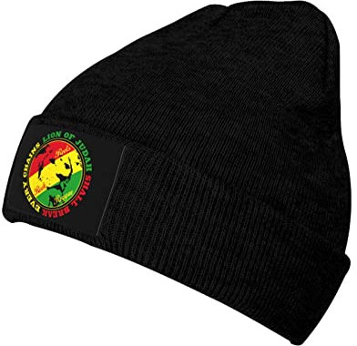 Beanie Mütze Rasta Lion Roots Rock Reggae Beanie Mütze Für Herren Und Damen Warm Mütze Multifunktionale Nachtmütze, Für Herren, Herbst, Snowboarden