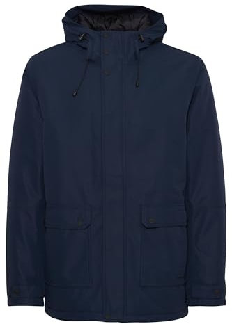 NORTH BEND NBMalik Herren Parka wasserdicht Winddicht atmungsaktiv Winterjacke mit Wassersäule 8000mm W-PRO Wetterschutzsystem, Größe:L, Farbe:Navy Blazer (2048)