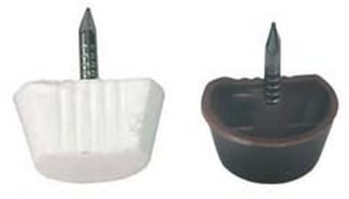 1000PZ MENSOLINA CON CHIODO - in plastica marrone