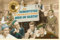 Geburtstagskarte im Vintage-Look, Men in Blech spielen ein Ständchen. Mit Humor und Glitzer für Retro-Fans und Musikliebhaber. Originell und amüsant – ein echter Hingucker! - mit Umschlag