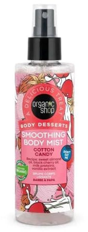 Organic Shop Body Desserts Smoothing Body Mist Cotton Candy, 200 ml
