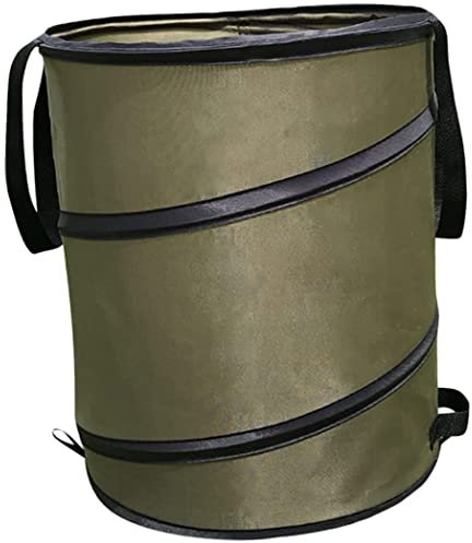 Banziaju Sac à déchets de Jardin, Sac de Jardin Pliable Sac déchet de Jardin réutilisable Sac à déchets de Feuilles Camping Popup Poubelle Peut chasser Les fourreaux extérieurs
