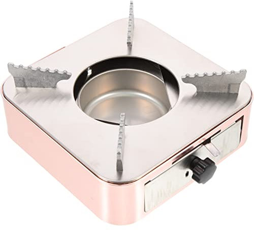 LeGDOr Réchaud à Alcool, théière, Chauffe-Bougie, poêle à Barbecue, réchaud à thé, Chauffage de Bureau Portable, Chauffe-Tasse à thé, poêle de Cuisine, Camping, Mini poêle à Bois en Acier Inoxydable