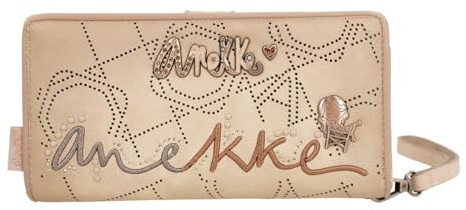 Anekke Hollywood Studio Large RFID Wallet L Nude
