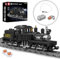 Mould King 12032 Technik APP Ferngesteuert Shay-Dampflokomotive Eisenbahnen Zug Beleuchtung Bauklötze Set LED Licht Baukasten 880 Stück Technologie Klemmbausteine Bausatz