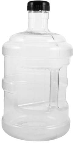 KITANDOVE Distributeur Deau Portable Seau 5 L Bouteille Ronde En Plastique Rangement Extérieur Camping Randonnée Sport