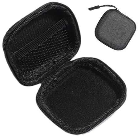 Étui de transport pour écouteurs filaire, étui de transport pour écouteurs - Boîte de rangement pour câbles de données - Petit sac de transport pour écouteurs, sac de rangement portable pour écouteurs