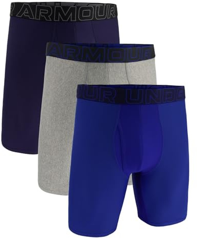 Under Armour Herren Tech Performance Boxershorts im 3er-Pack, 23 cm Beinlänge – atmungsaktiv, feuchtigkeitsableitend, weiches Tragegefühl, ganztägiger Komfort