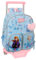 safta Frozen Ice Magic Kinderrucksack mit Trolley 705, ideal für Kinder verschiedener Altersgruppen, bequem und vielseitig, Qualität und Widerstandsfähigkeit, 28 x 10 x 34 cm, hellblau, M, Casual