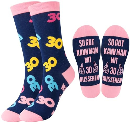 Belloxis 18. Geburtstag Mädchen 50 Geburtstag Frau Socken Damen 39-42 Geschenke zum 60 Geburtstag Frau Geschenke für Schwester Beste Freundin