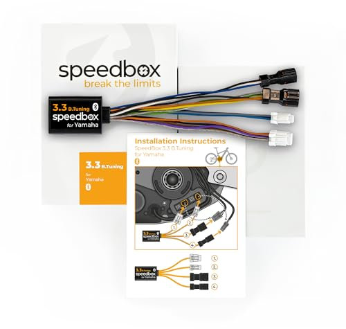 SpeedBox 3.3 B.Tuning Kompatibel mit Yamaha-Motoren PW-X3, PW-S2, YDX-Moro/E-Bike-Tuning-Chip mit Bluetooth/SpeedBox App