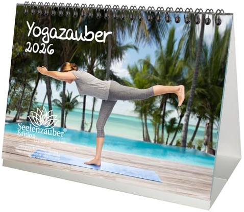Seelenzauber Yogazauber DIN A5 Tischkalender für 2026 Yoga