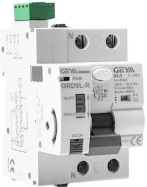 TZQPCHEW GRD9L con disyuntor de Fuga de reconectador automático A-SI RCCB 2P 4P 40A 63A 30mA RCD electromagnético súper inmunizado(A-SI 2P 40A 30mA)