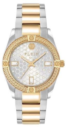 Philipp Plein Damen Uhr Analog Quarz Plein ICON Chain Edelstahl