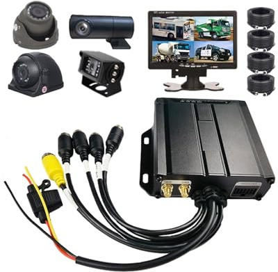 Registratore Mdvr 4g per veicoli, camion e autobus, 4 canali, Dvr per auto, scheda SD da 256 GB, Dvr mobile per camion, autobus e taxi