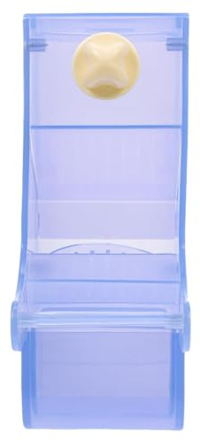 Puthernm Parrot Food Container Simple Structure Feeding Bowl the Birds Supplies Bird Feeder B
