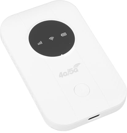 TOPINCN Tragbarer 4G-5G-Router, SIM-Kartensteckplatz, 300 Mbit/s, Mobiler Hotspot, USB-Modem für Weltreisende, 1 X Tragbarer Router