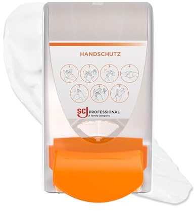 SC Johnson Professional Proline Seven Circles Handschutz‑Spender – Für Hautschutzcreme – Versiegelte 1‑L‑Kartuschen – Sichtfenster – Für gewerbliche Anwendung