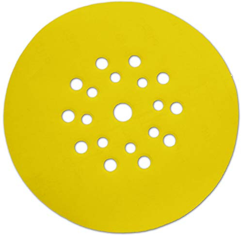 TECMIX Multiloch Klett-Schleifpapier P100 (25 Stk.), Ø 225mm I Profi-Schleifscheiben I Für präzise Oberflächenbearbeitung I Mit starker Staubabsaugung I Perfekte Passform