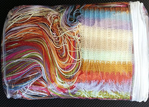 Fadenvorhang, mehrfarbig, 150 x 300 cm, für Innen und Außen, Türen, Fenster, Einrichtungsgegenstand