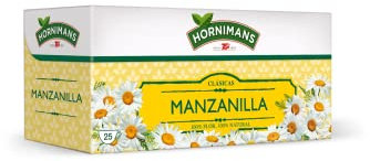 Hornimans Manzanilla Infusión con Ingredientes 100% Naturales | 25 bolsitas | Sin Teína