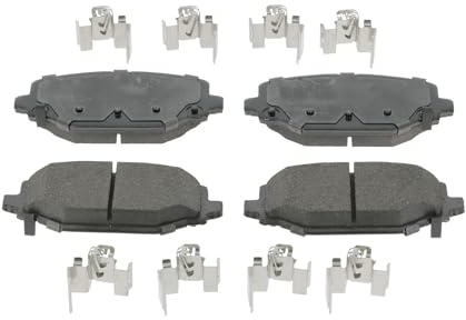 FERODO FDB4778 Bremsbelagsatz Bremsbeläge Hinten mit Zubehör Kompatibel mit FIAT Freemont 345 | Kompatibel mit: CHRYSLER GRAND VOYAGER V, DODGE JOURNEY, FIAT FREEMONT, LANCIA VOYAGER Großraumlimousine, VW ROUTAN