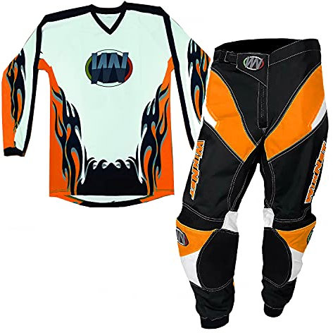 WinNet Completino per Bambino da Moto Cross Quad Maglia + Pantalone