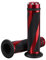 Alamor CNC Aluminium 7/8 Motorradlenker Gummi Hand Griffe-Rot