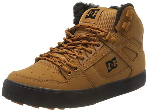 DC Shoes Herren Pure High-top Wc Winter Sneaker, Wheat Black, 47 EU