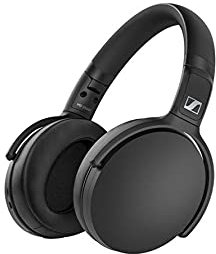 Sennheiser HD 350BT Bluetooth 5.0 Wireless Kopfhörer - 30 Stunden Akkulaufzeit, USB-C Schnellladung, Virtuelle Assistent-Taste, faltbar - Schwarz