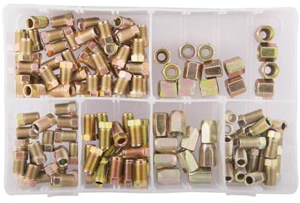 Assortiment 135 pcs de raccords tuyaux freins - EG 0007 - CLAS Equipements