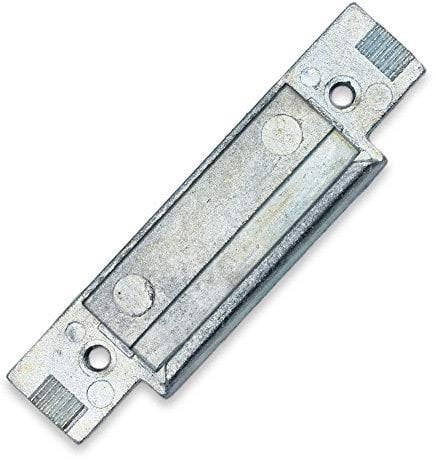 Replacement Avovet & WMS Upvc Door Strike Plate Latch Infill in 53mm Or 60mm Screw Centres (60mm)
