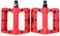 Fahrradpedale, Mountainbike Fahrrad Pedale 3 Bearing rutschfest Wasserdicht Anti-StaubAchsendurchmesser 9/16 Zoll,Red