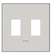 Tapa cargador USB Serie Sky de Niessen - Duna, Doble
