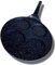 Cflagrant® France Poêle à Pancakes 26cm Façon Pierre Tous Feux Dont Induction sans PFOA Cuisson sans Matière Grasse Revêtement Antiadhésif (Noir 4 Grands Pancakes)